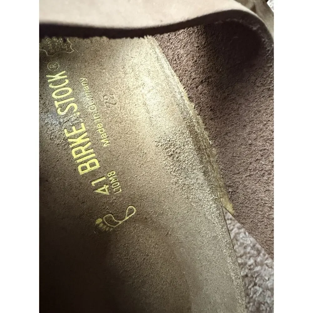 1991 Birkenstock Brown Milano With Box Size 41 Mens 8 Women’s 10
